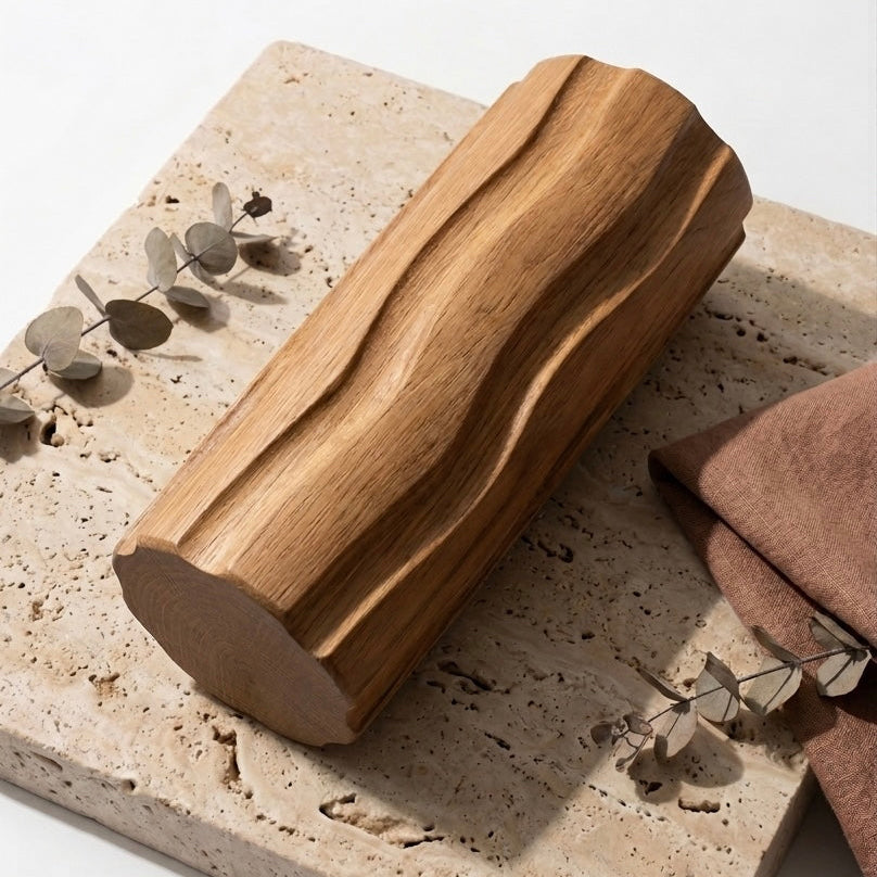 THE SCULPTURE ROLLER | carved wooden roller