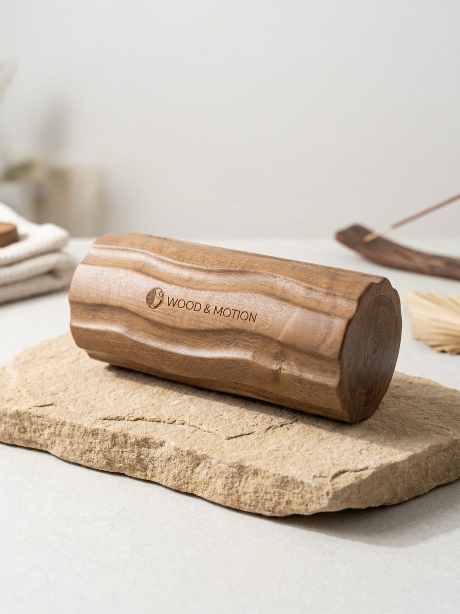 THE SCULPTURE ROLLER | carved wooden roller